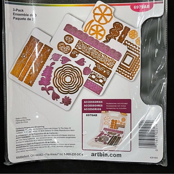 New ArtBin Magnetic Die Sheets #6979AB 3-Pack Artist NWT - Picture 3 of 6